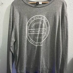 No Bad Vibes  Long Sleeve Sweater